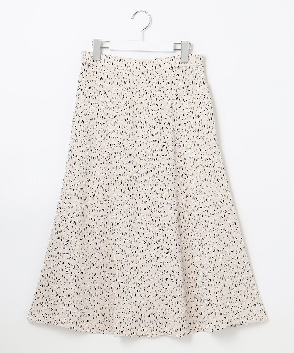 自由区 【洗える】スモールペタルプリント マーメイドスカート 