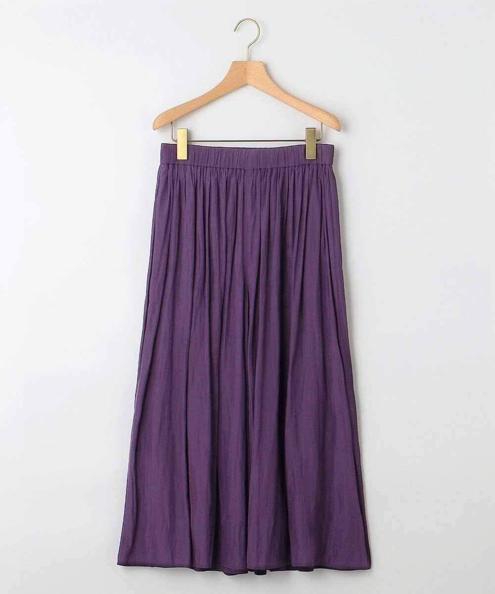 組曲 【秋色追加！大人気定番アイテム】ギャザーライトデシン パンツ 