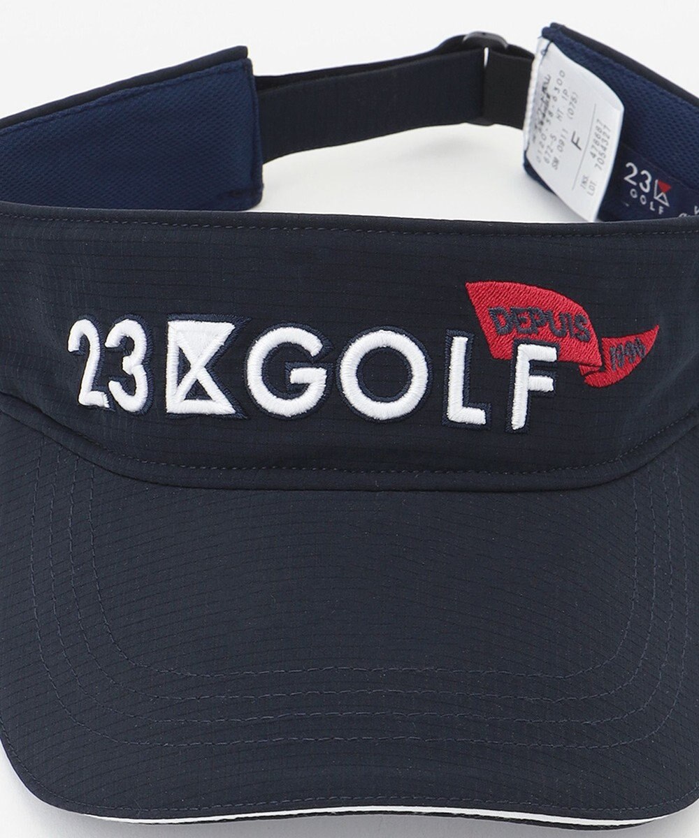 23区GOLF 【UNISEX】23区GOLF ロゴ サンバイザー 