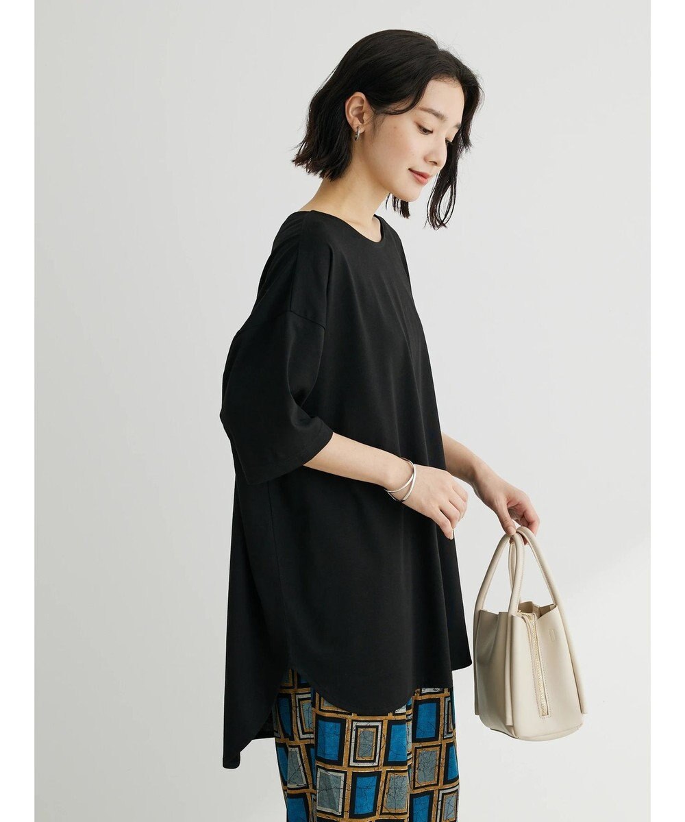 Green Parks 接触冷感バックカシュクールチュニック 