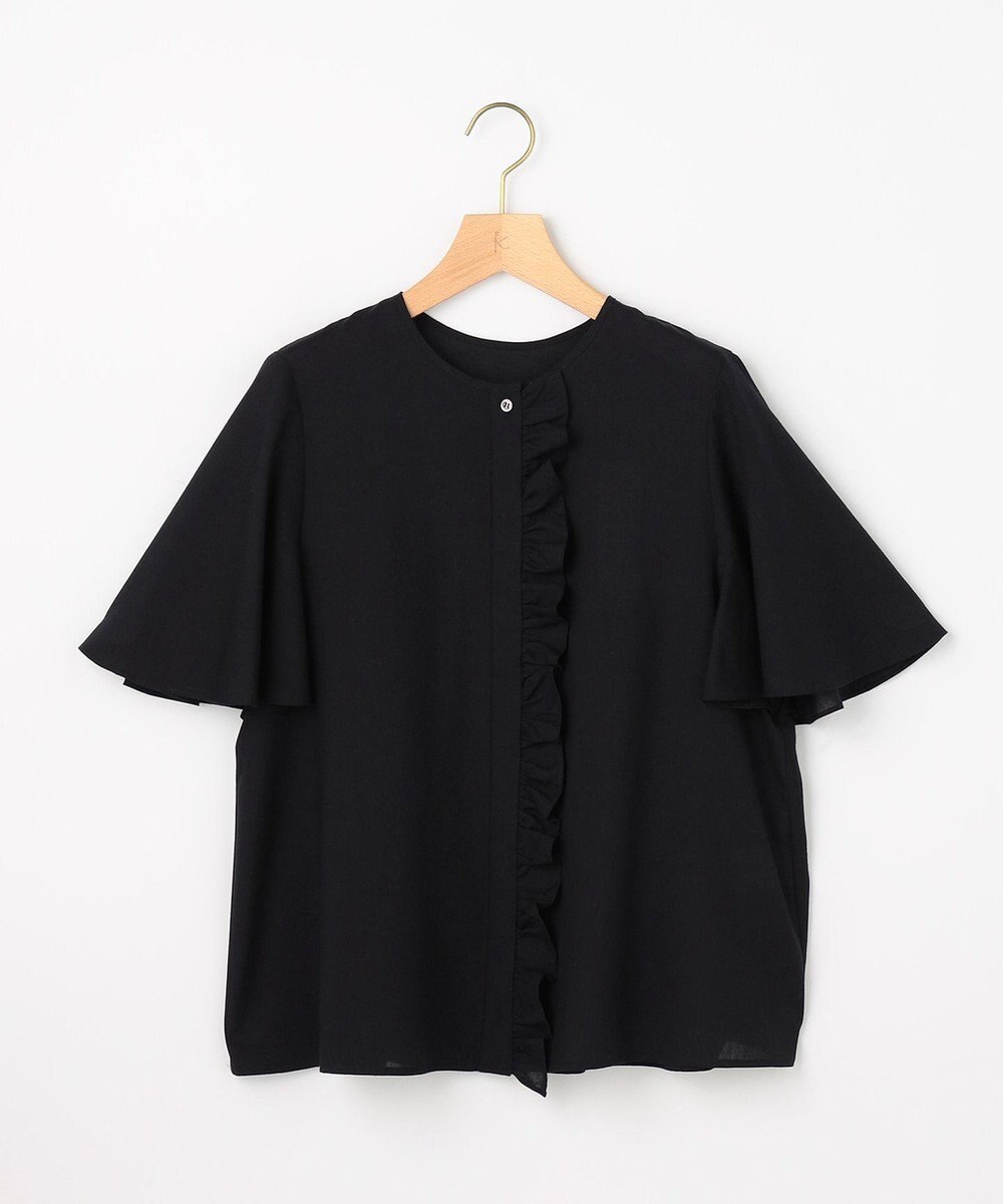 組曲 L 【先行予約】ニューリヨセルシャーティング フロントフリルブラウス 