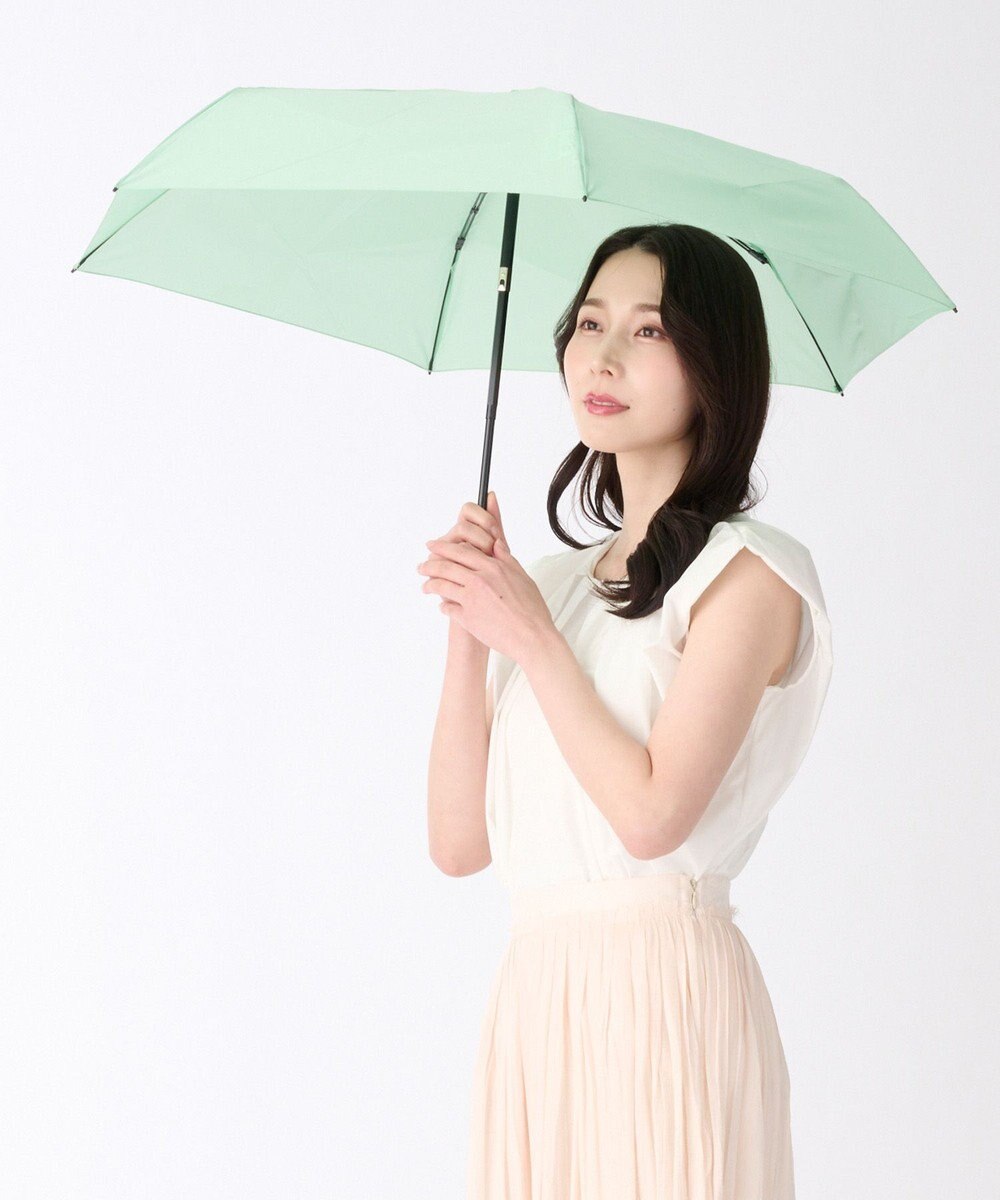 MOONBAT 【3秒でたためる傘/自動開閉】urawaza 小町(ウラワザ コマチ)  折りたたみ傘 無地 コンパクト 50cm 