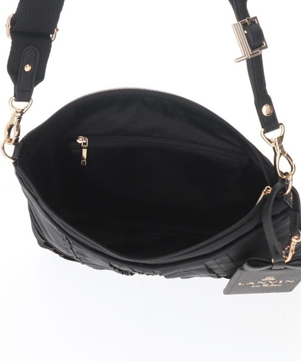 LANVIN en Bleu ミエル パスケース付サコッシュ(ラメ無し) 