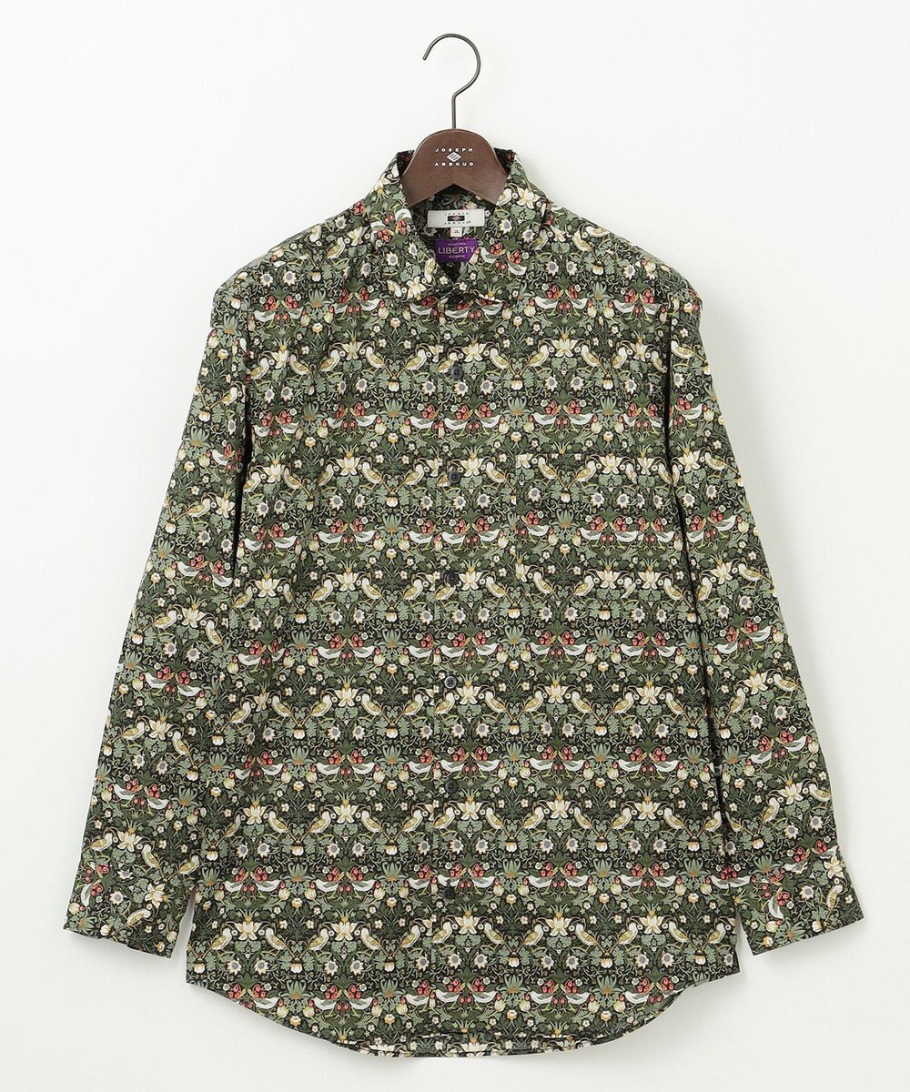 JOSEPH ABBOUD 【キングサイズ・洗える】リバティプリント シャツ 