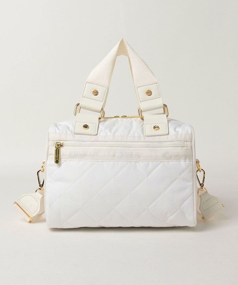 LeSportsac MINI SATCHEL BAG/ピュアホワイトキルト 