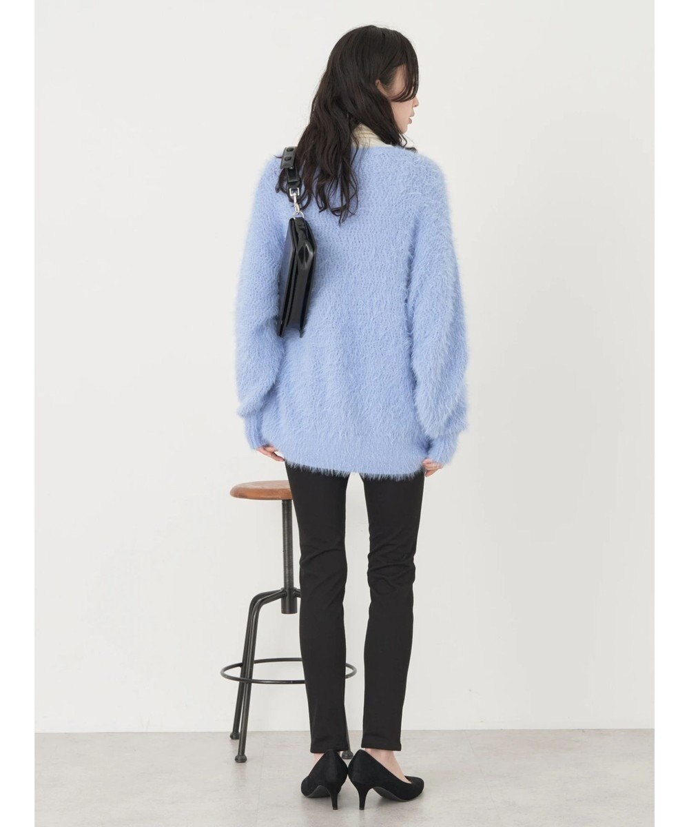 earth music&ecology ゆるモヘアライクレースニット 