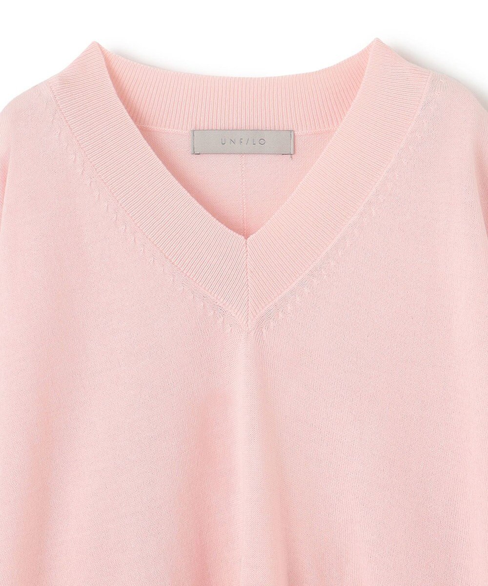 UNFILO ハイゲージウール Ｖネック 