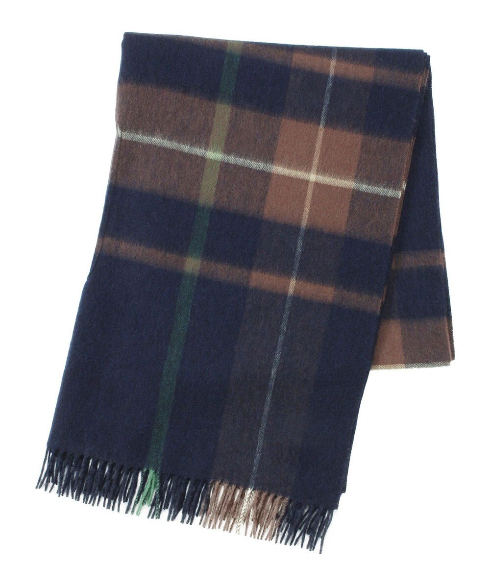 MOONBAT MACKINTOSH PHILOSOPHY(マッキントッシュ フィロソフィー）ウール100% 2WAYチェックポンチョストール 