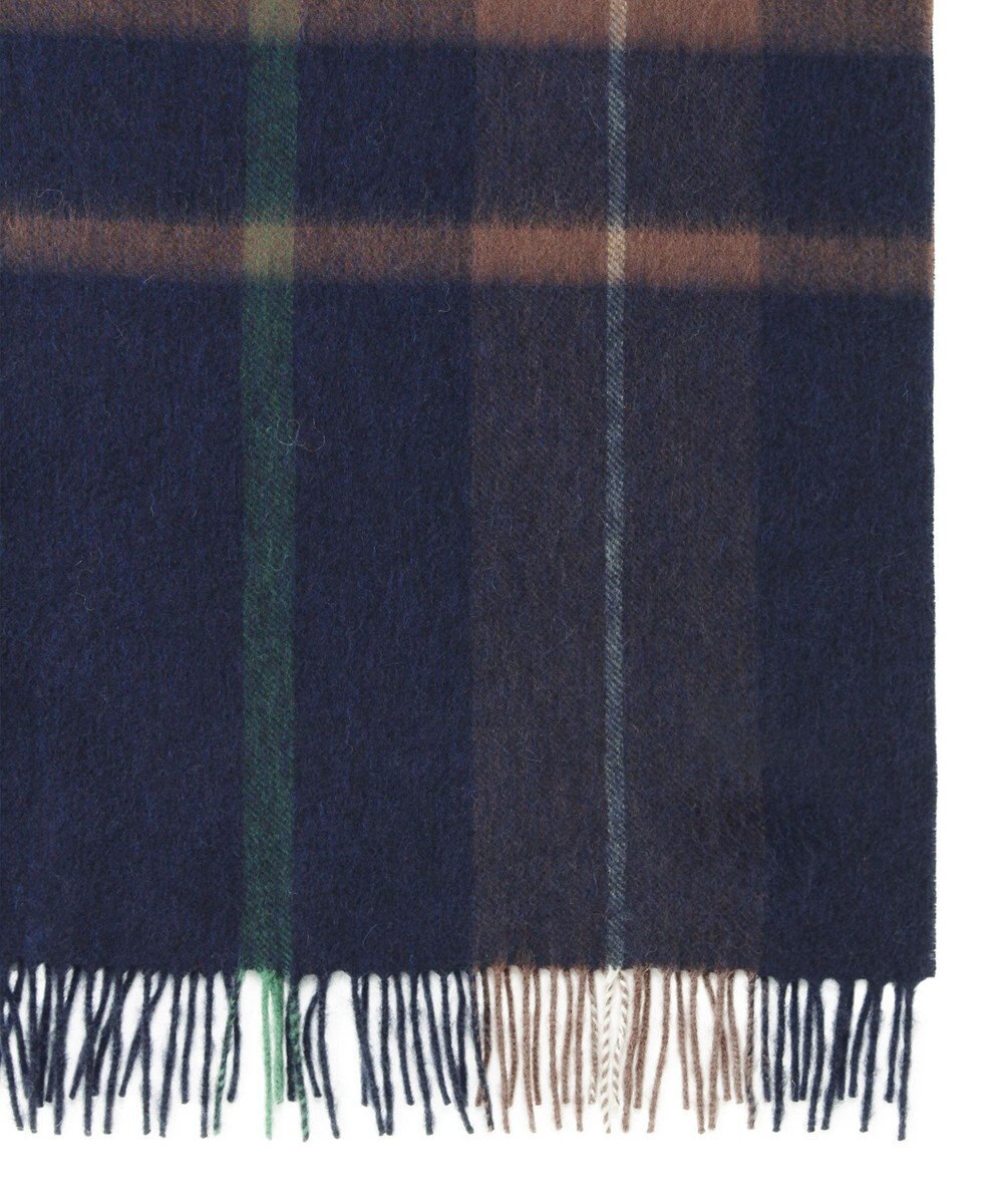 MOONBAT MACKINTOSH PHILOSOPHY(マッキントッシュ フィロソフィー）ウール100% 2WAYチェックポンチョストール 