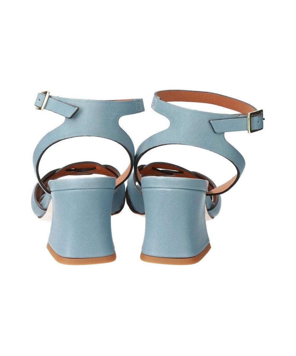 INTER-CHAUSSURES 【DUCCIO DEL DUCA】ラウンドトウアンクルストラップサンダル 