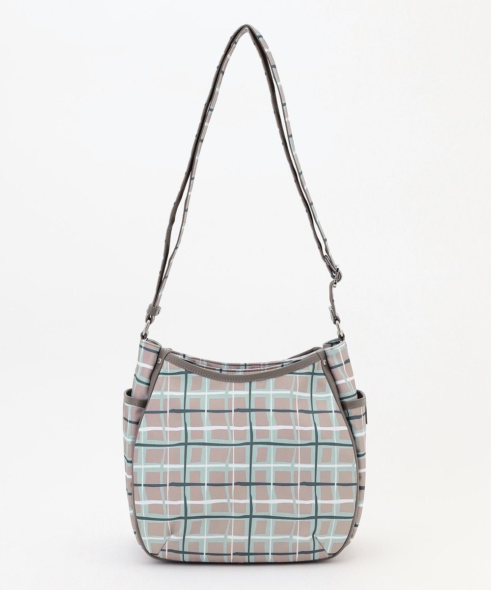 Y'SACCS ドローイングチェックショルダーバッグ 