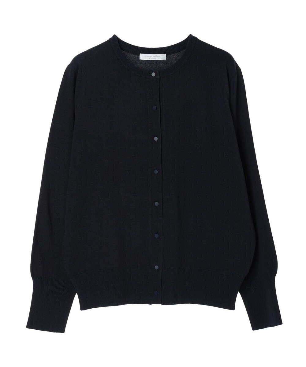 Green Parks 洗える　クルーネックカーディガン 