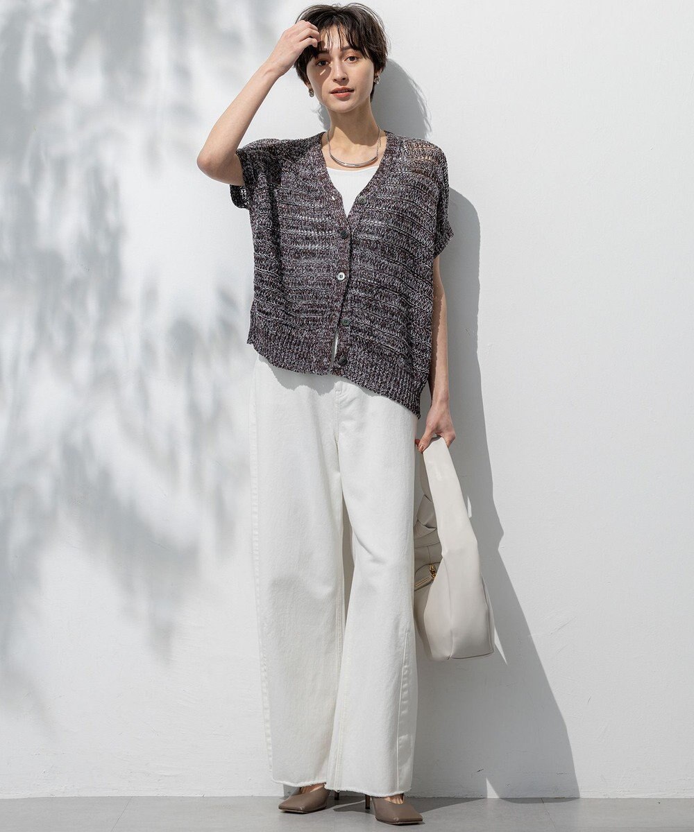 23区 【SLOW/一部店舗限定】LIGHT DENIM バレルワイド パンツ 