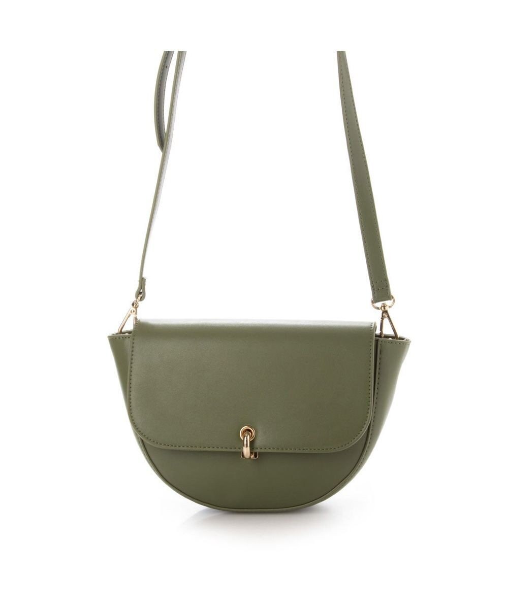 UNBILLION cachecache 財布ポーチ付きハーフムーンショルダーバッグ 