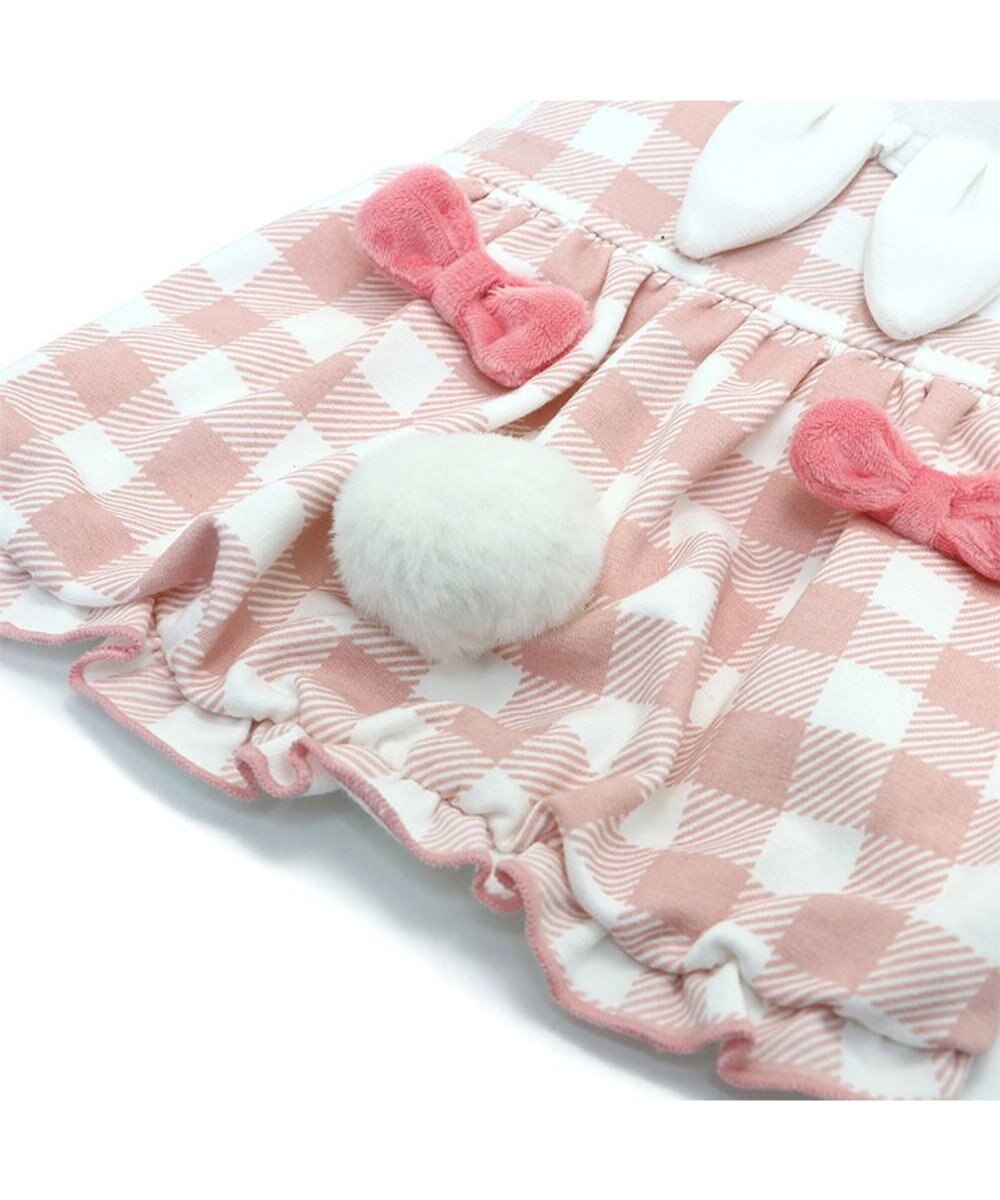 PET PARADISE ペットパラダイス うさぎ バルーン ワンピース 《チェック柄》 小型犬 