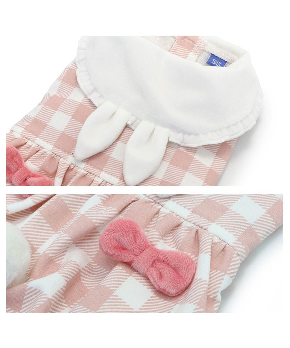 PET PARADISE ペットパラダイス うさぎ バルーン ワンピース 《チェック柄》 小型犬 