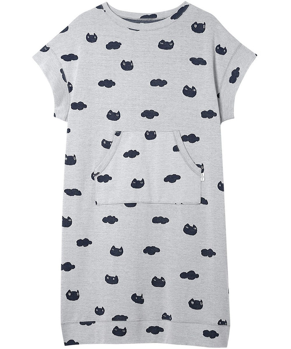 tsumori chisato SLEEP ツモリチサト ワンピース 綿100%(本体) ジャカード 4分袖 ロング丈 レディース UNX105/ワコール 