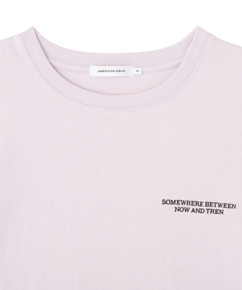 AMERICAN HOLIC フォト&レタリングプリントTシャツ 