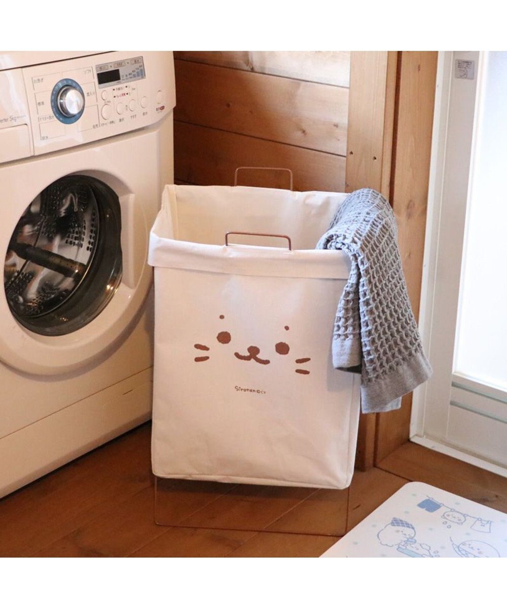 Mother garden しろたん ランドリーバスケット 