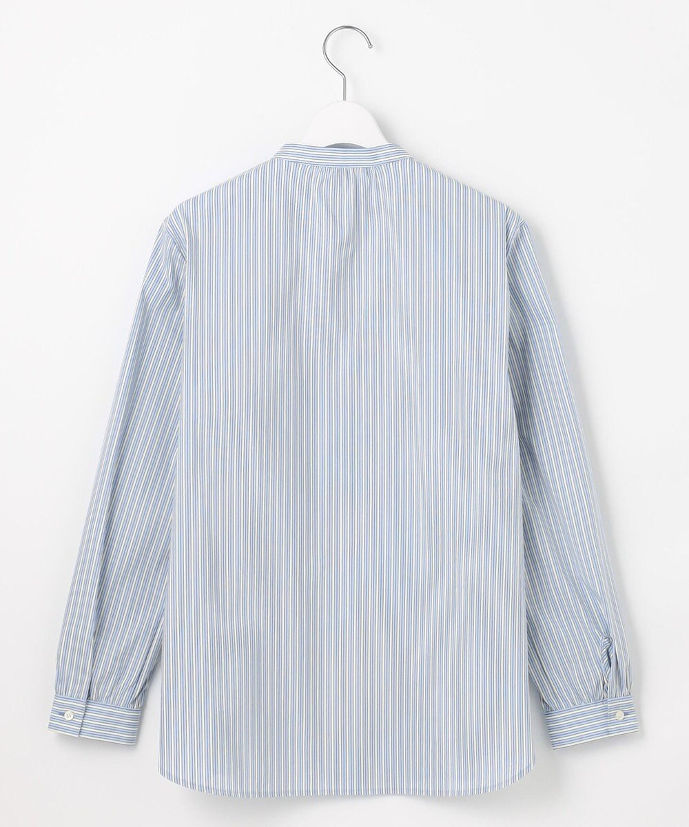 J.PRESS LADIES S 【洗える】BEZコットンナイロン ストライプ ピンタック ブラウス 