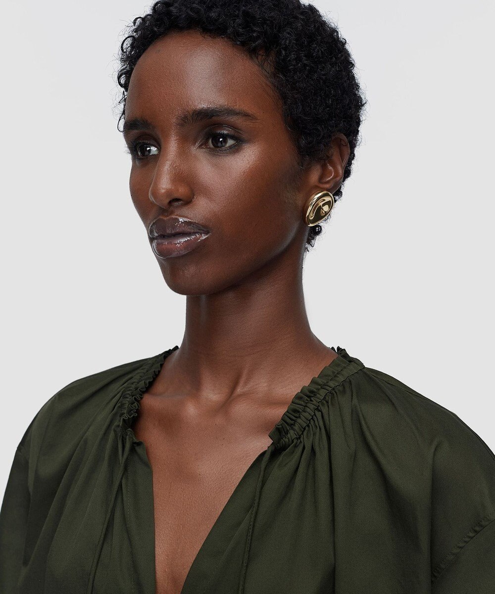 JOSEPH コットンサティーンブラウス　NADOR 