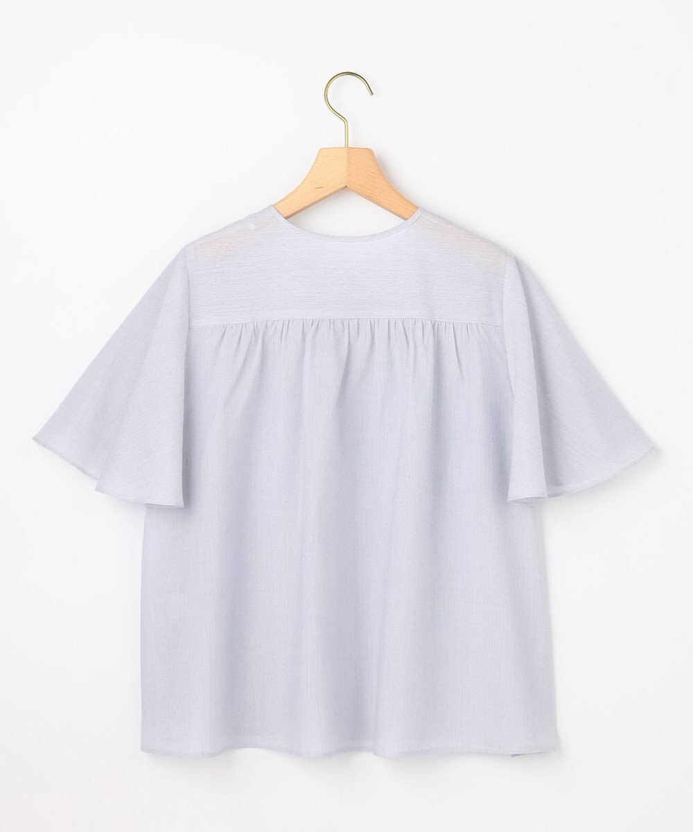 組曲 L 【先行予約】ニューリヨセルシャーティング フロントフリルブラウス 