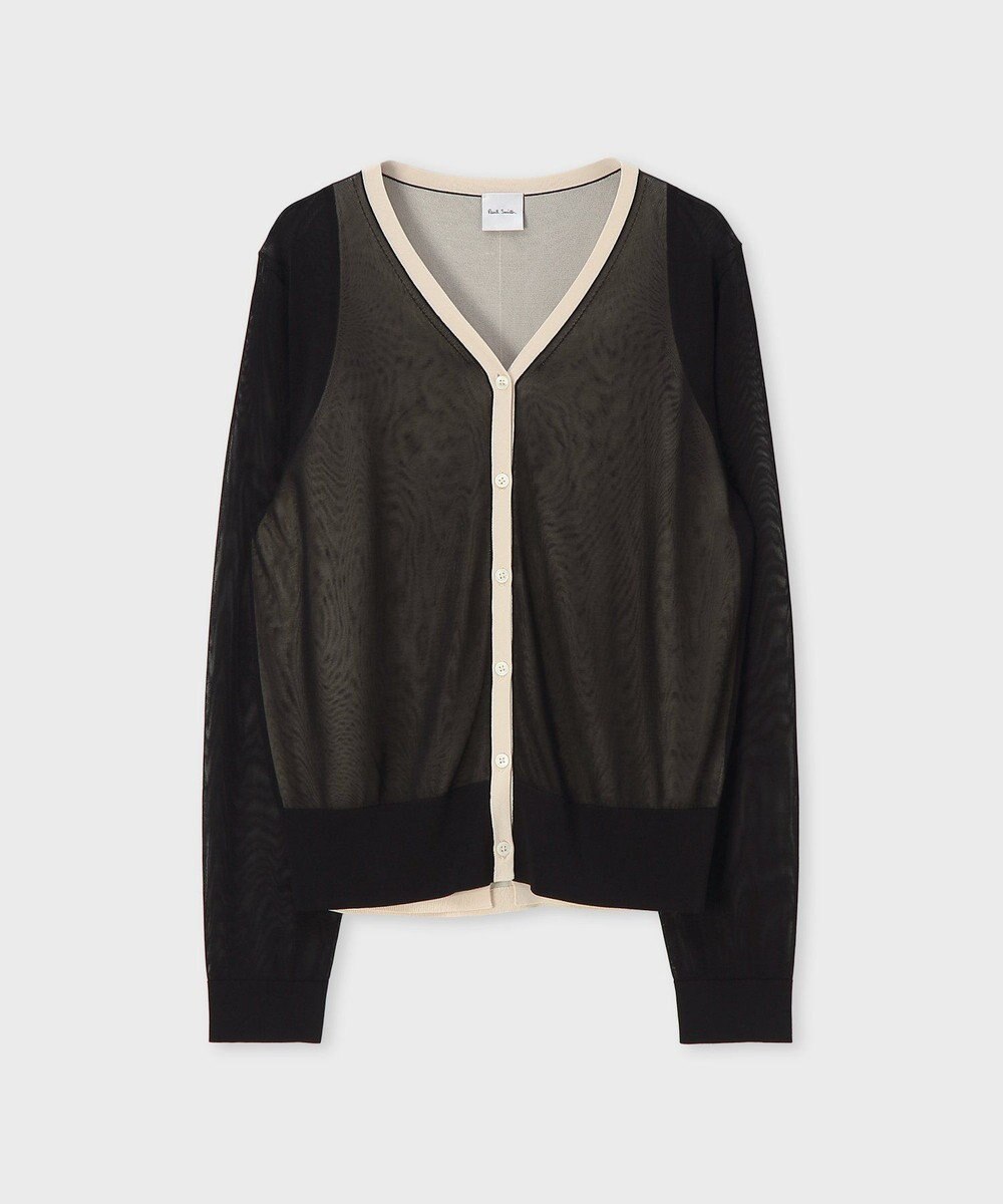 Paul Smith シアーレイヤード 長袖カーディガン 