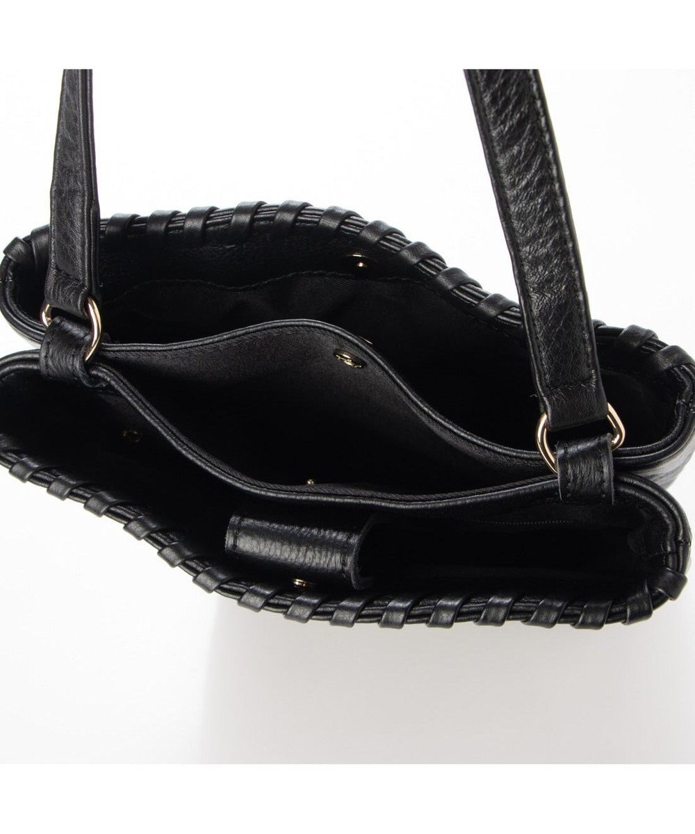 UNBILLION perche 牛革ソフト3層かがり2wayショルダーバッグ 