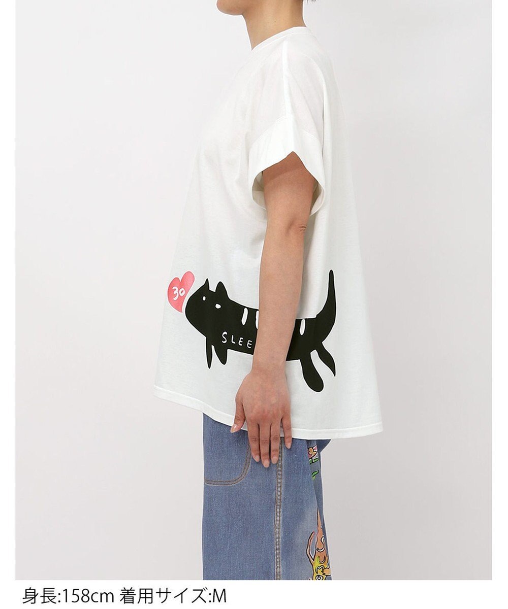 tsumori chisato SLEEP ツモリチサト トップス 綿100%(本体) 天竺素材 4分袖 レディース UTT118 /ワコール 