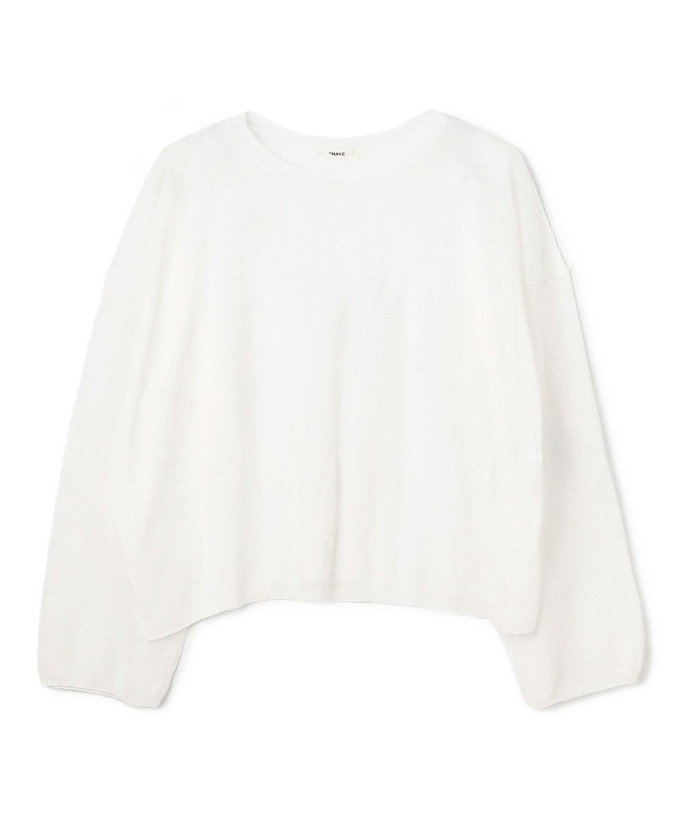 NAVE 【ReNAVE・洗える】シアーニット ロングスリーブ 