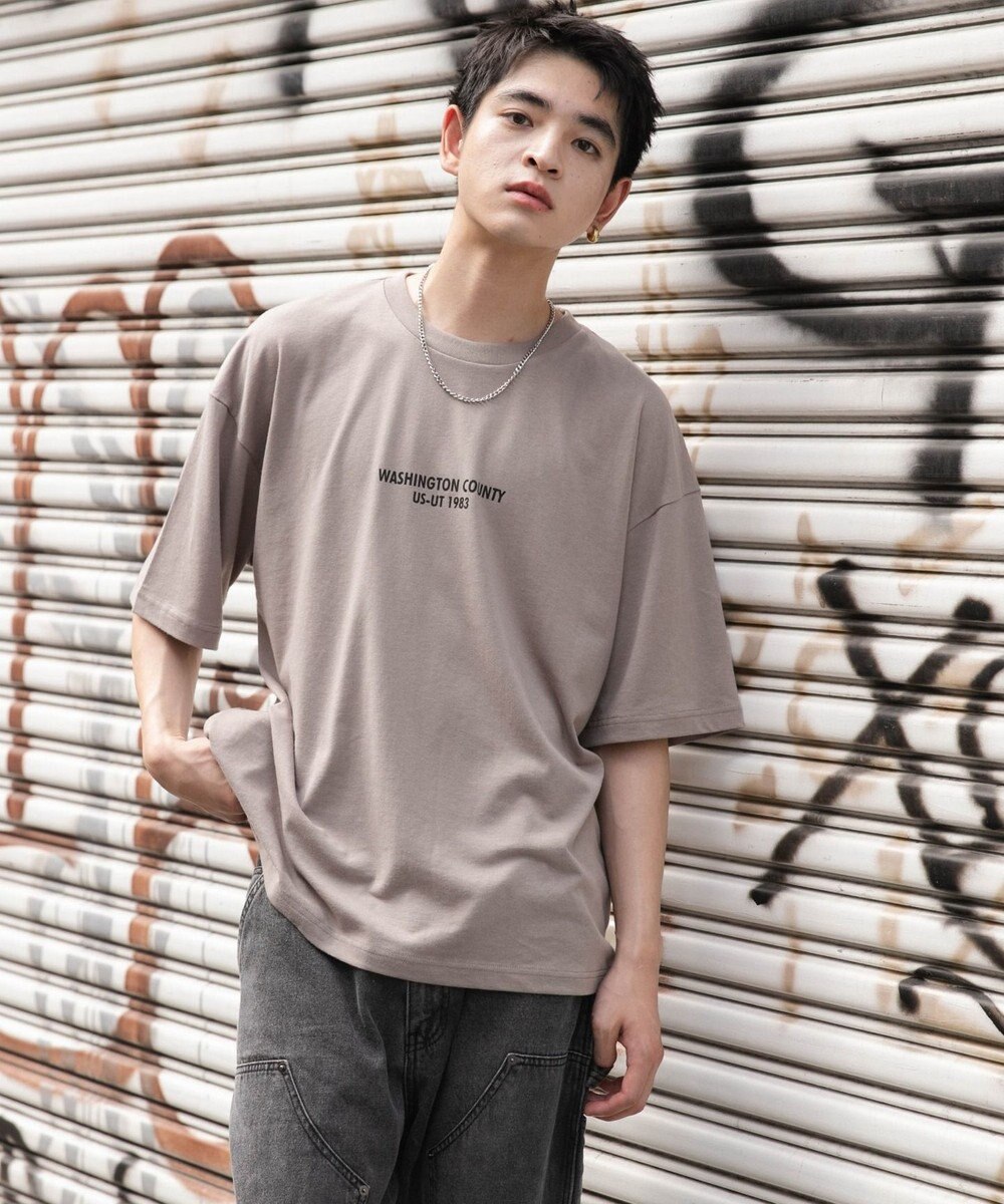 WEGO 【ユニセックス着用ITEM/2点SET】アクセ付きグラフィックアンサンブルT（LS） 