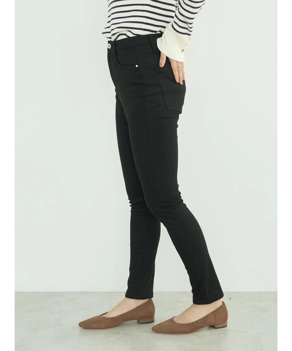 earth music&ecology 裏起毛スキニーパンツ 