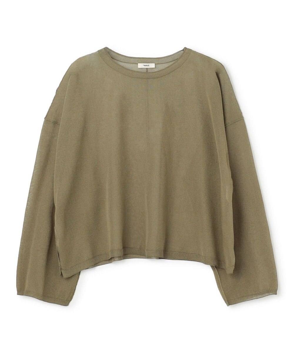NAVE 【ReNAVE・洗える】シアーニット ロングスリーブ 