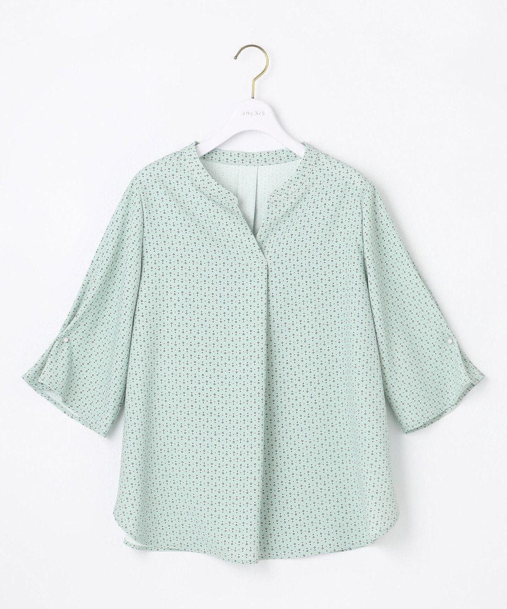 ANY SIS 【洗える】カフリングポイント ブラウス 