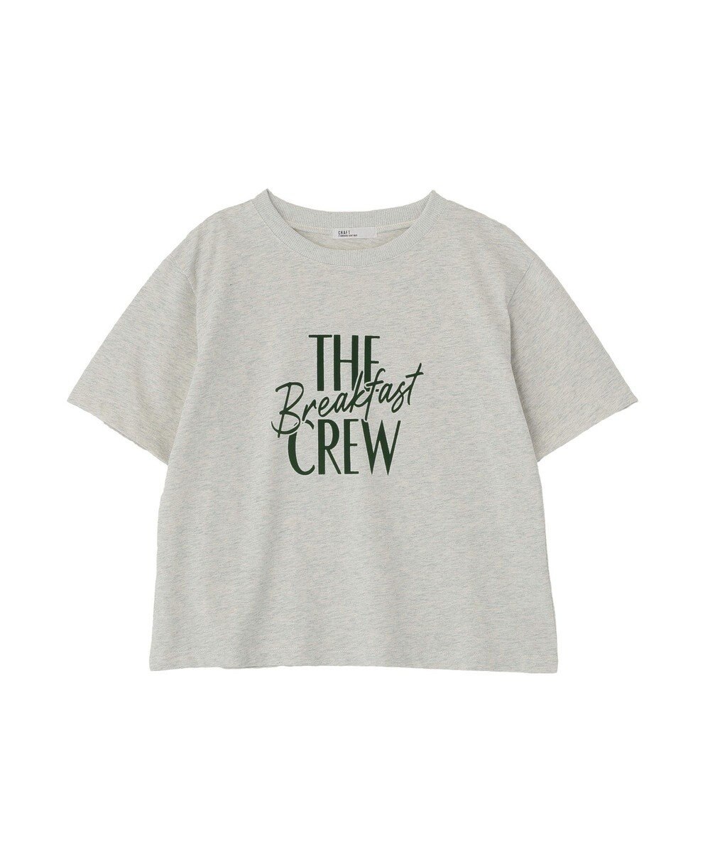 CRAFT STANDARD BOUTIQUE フロッキープリントＴシャツ 