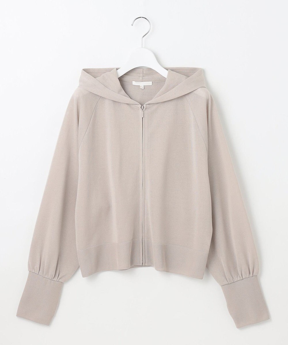 自由区 L 【接触冷感・UVケア・洗える】ファンクショナルジップアップ パーカー 