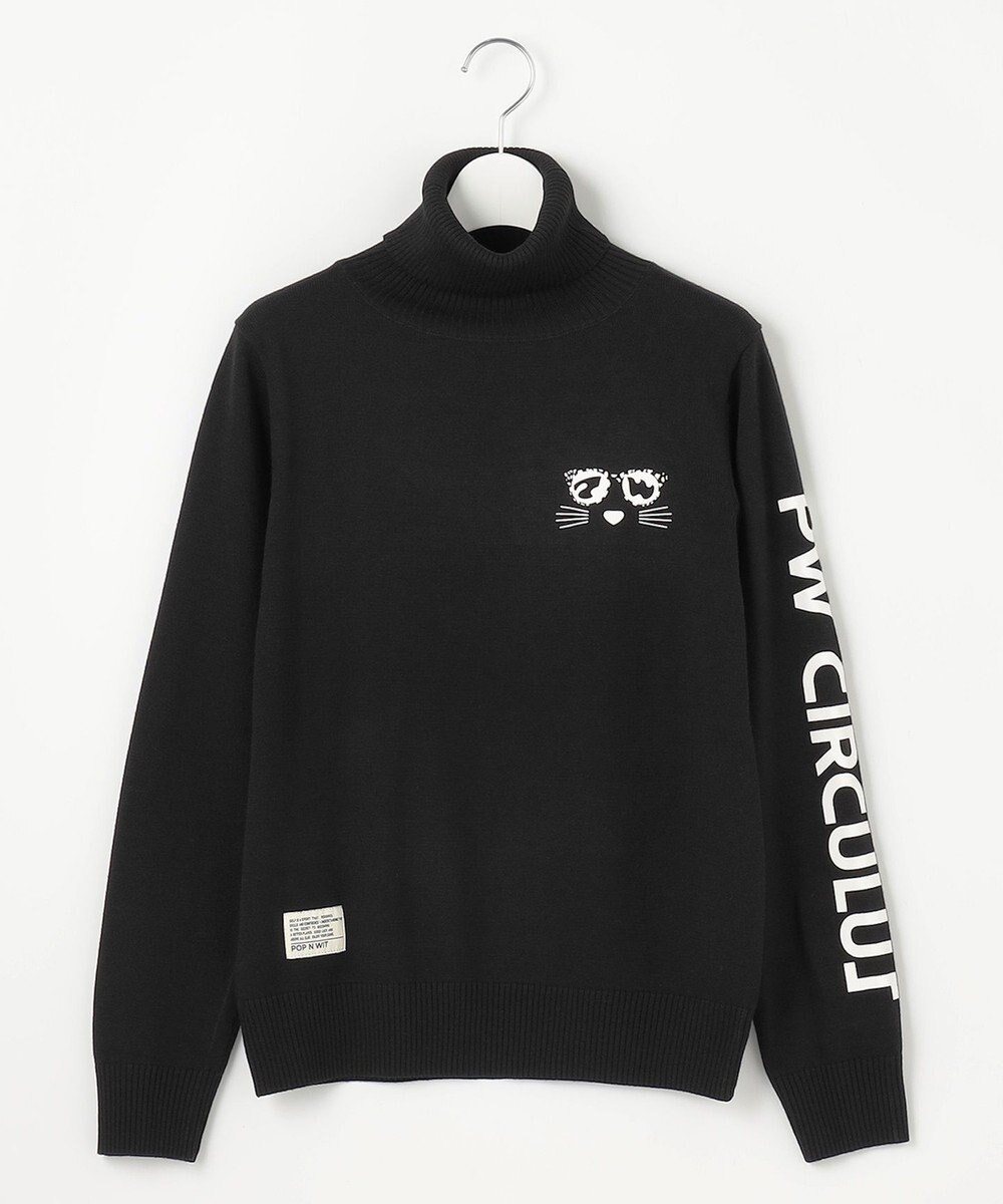 PW CIRCULUS 【WOMEN】LEOPARD ジャガードタートルニット 