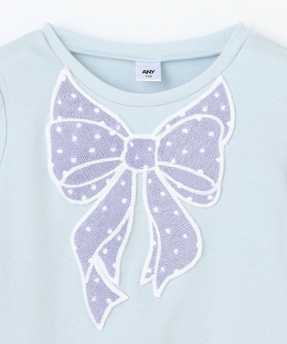 ANY KIDS ドットリボン 長袖Tシャツ 