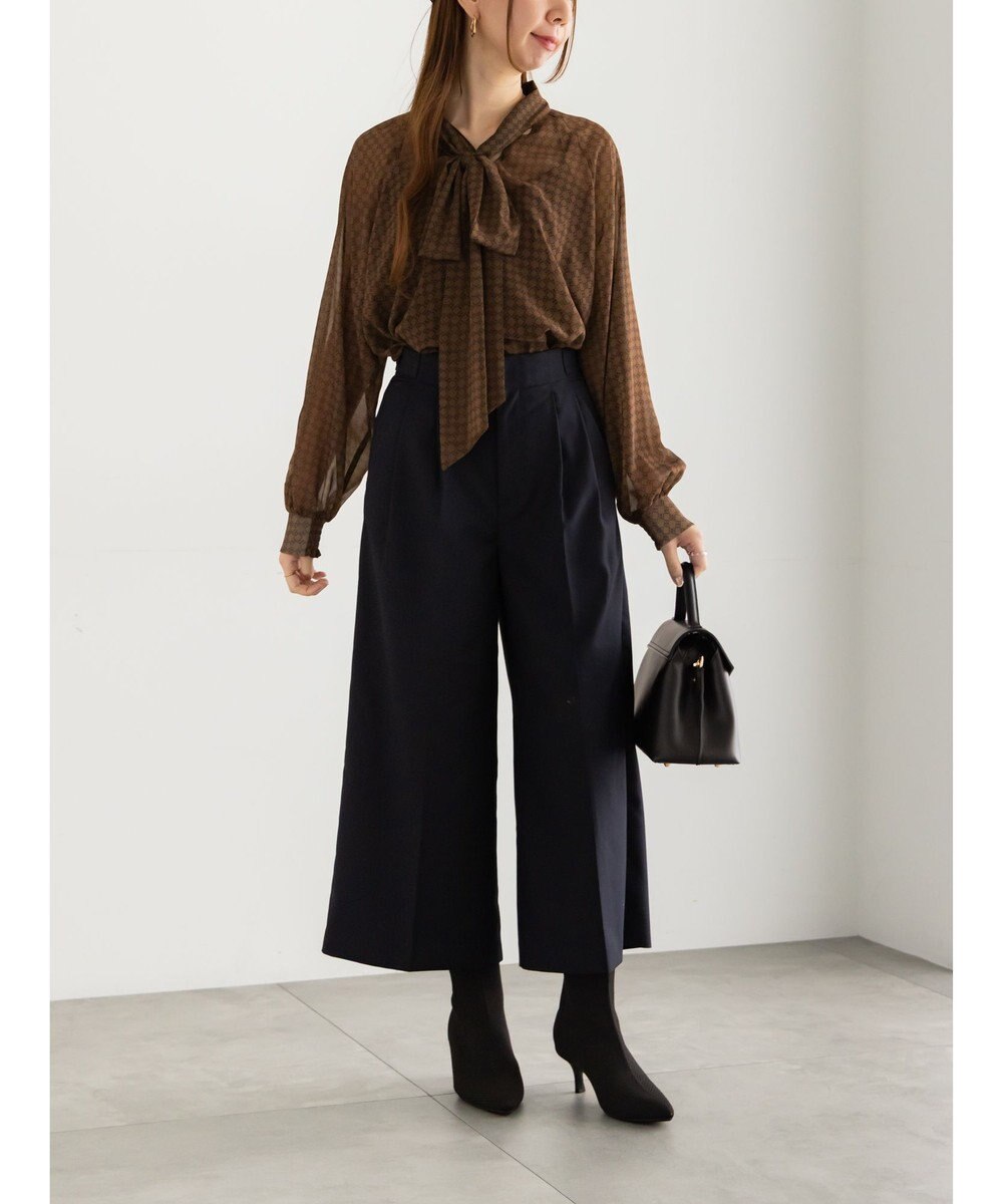 Te chichi パターンアソートシフォンボウタイブラウス《2025Autumn catalog vol.2 item》 