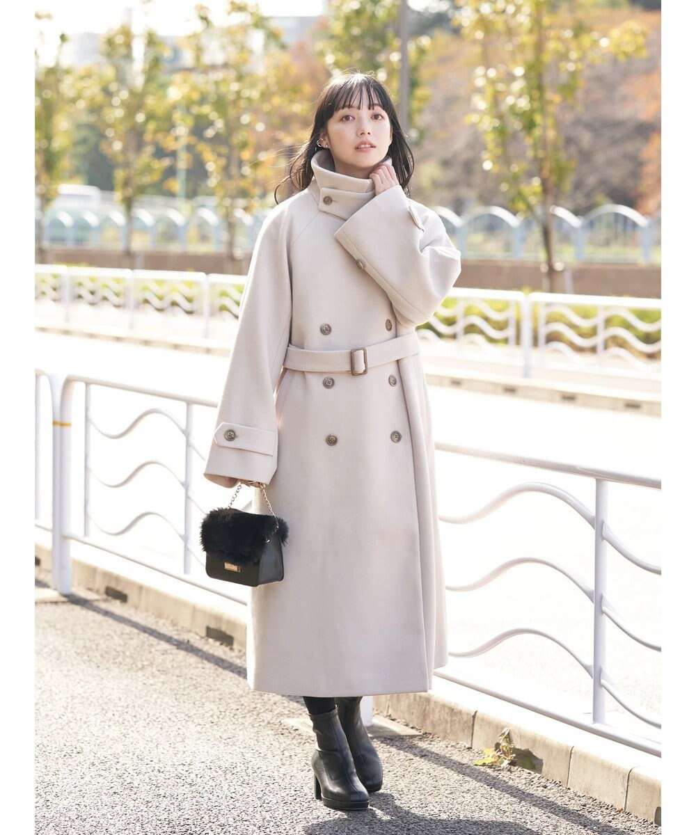 earth music&ecology ２ｗａｙカラーロングコート 