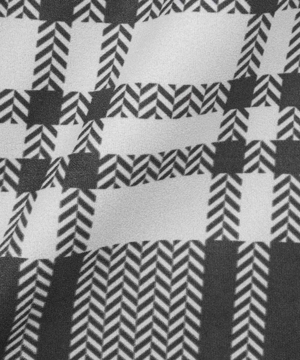 PW CIRCULUS 【MEN】チェック柄 スエードライクテーパードパンツ 