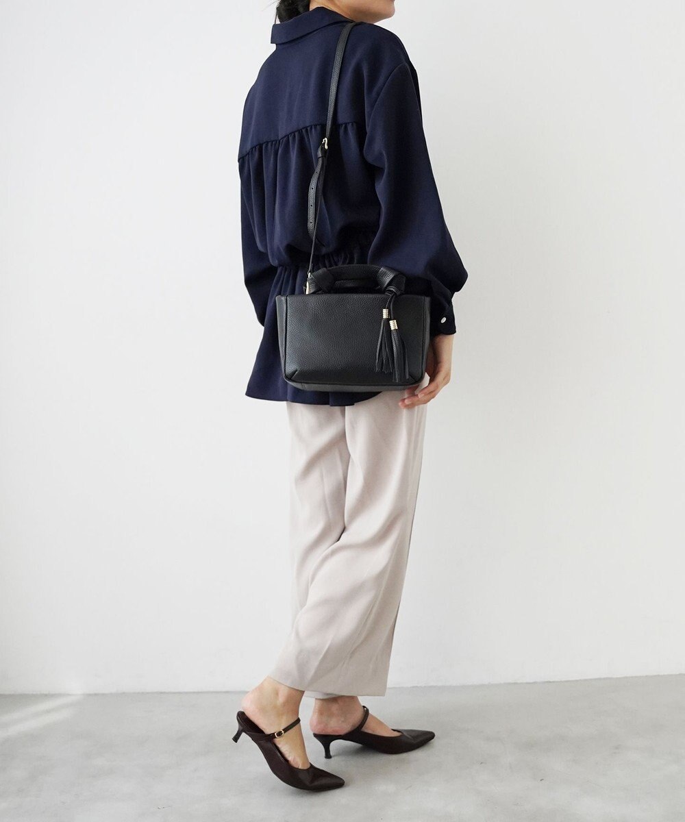 Atelier nuu 日本製 タッセルレザー loop ミニボストン 