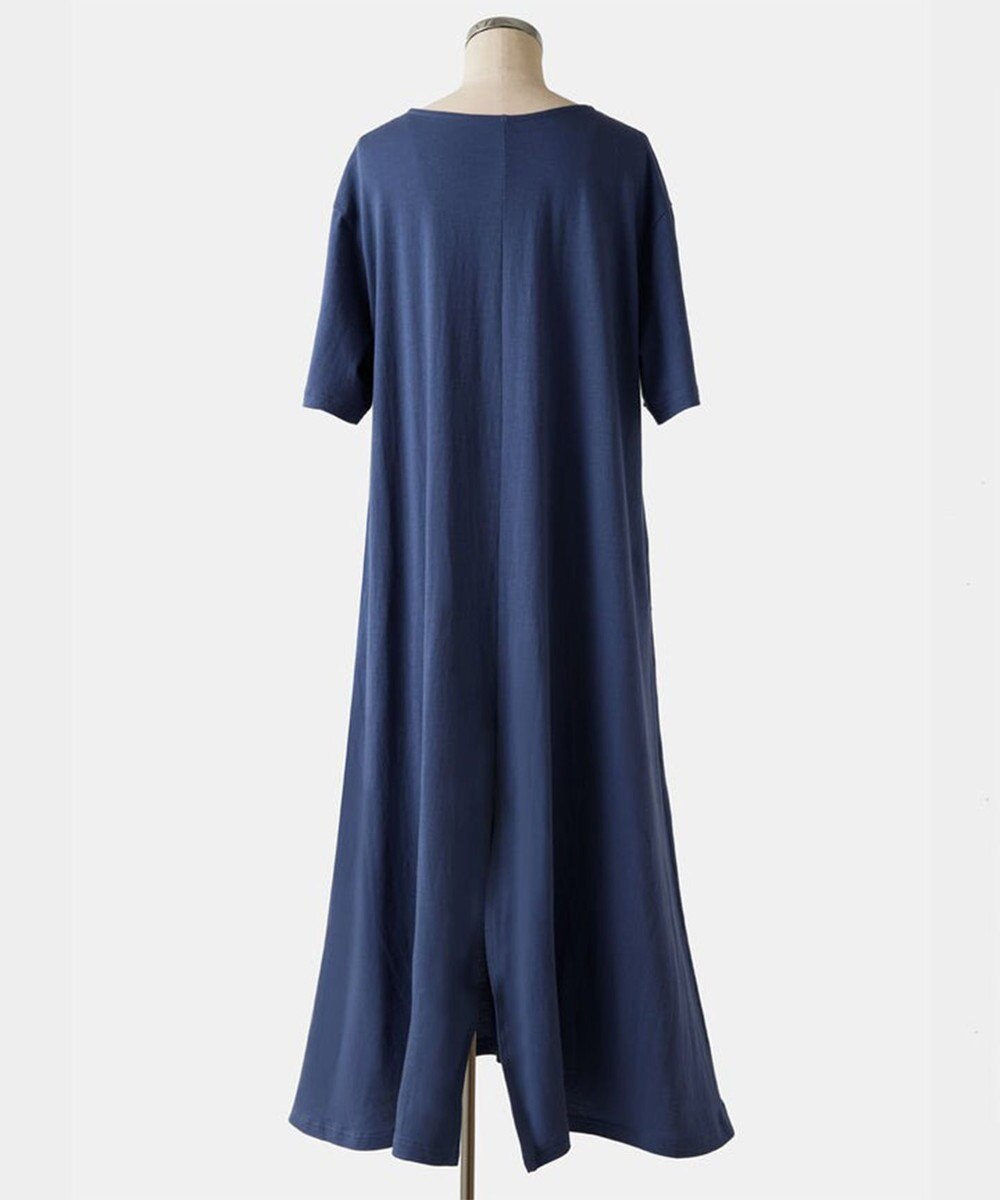 TOQUE 〈大草直子さんアドバイザー〉 【天然素材】タンギス コットン天竺 半袖ワンピース 