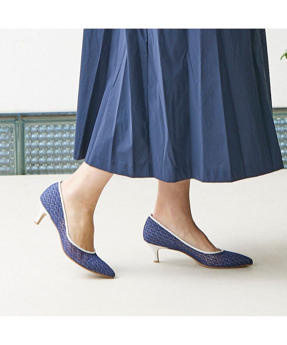 MODE ET JACOMO <carino>レースデザインパンプス 