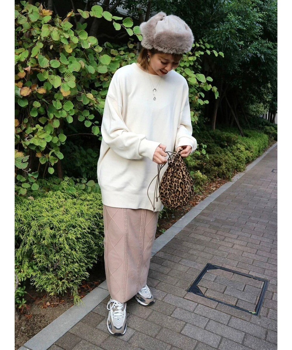 Green Parks ケーブルニットスカート 