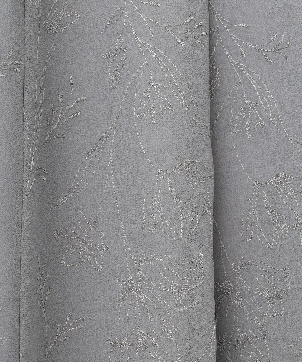 ANY SIS S 【洗える】ラインエンブロイダリー ドレス 