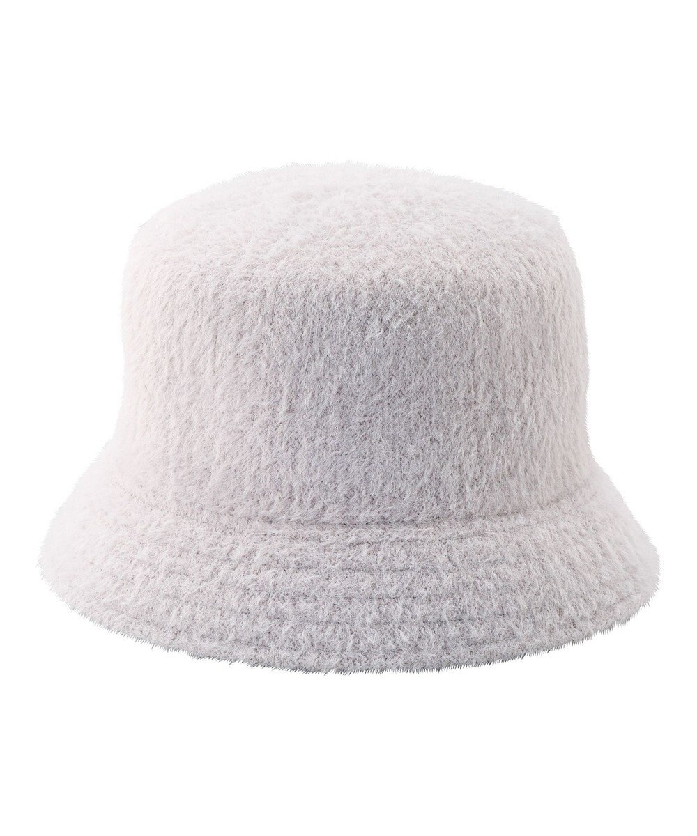 MOONBAT 【洗える】estaa アンゴラ風バケットハット 