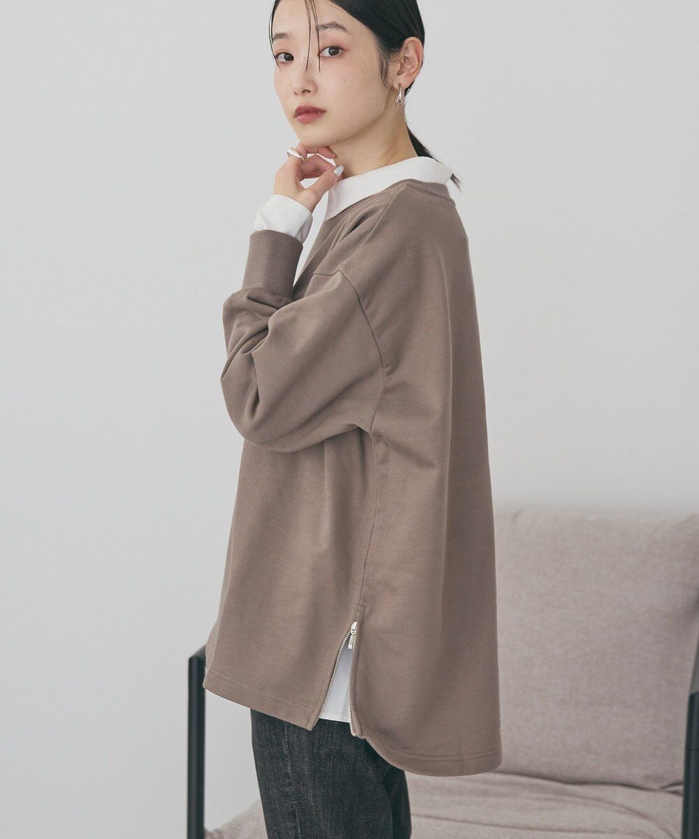 AMERICAN HOLIC サイドZIPスウェットプルオーバー 