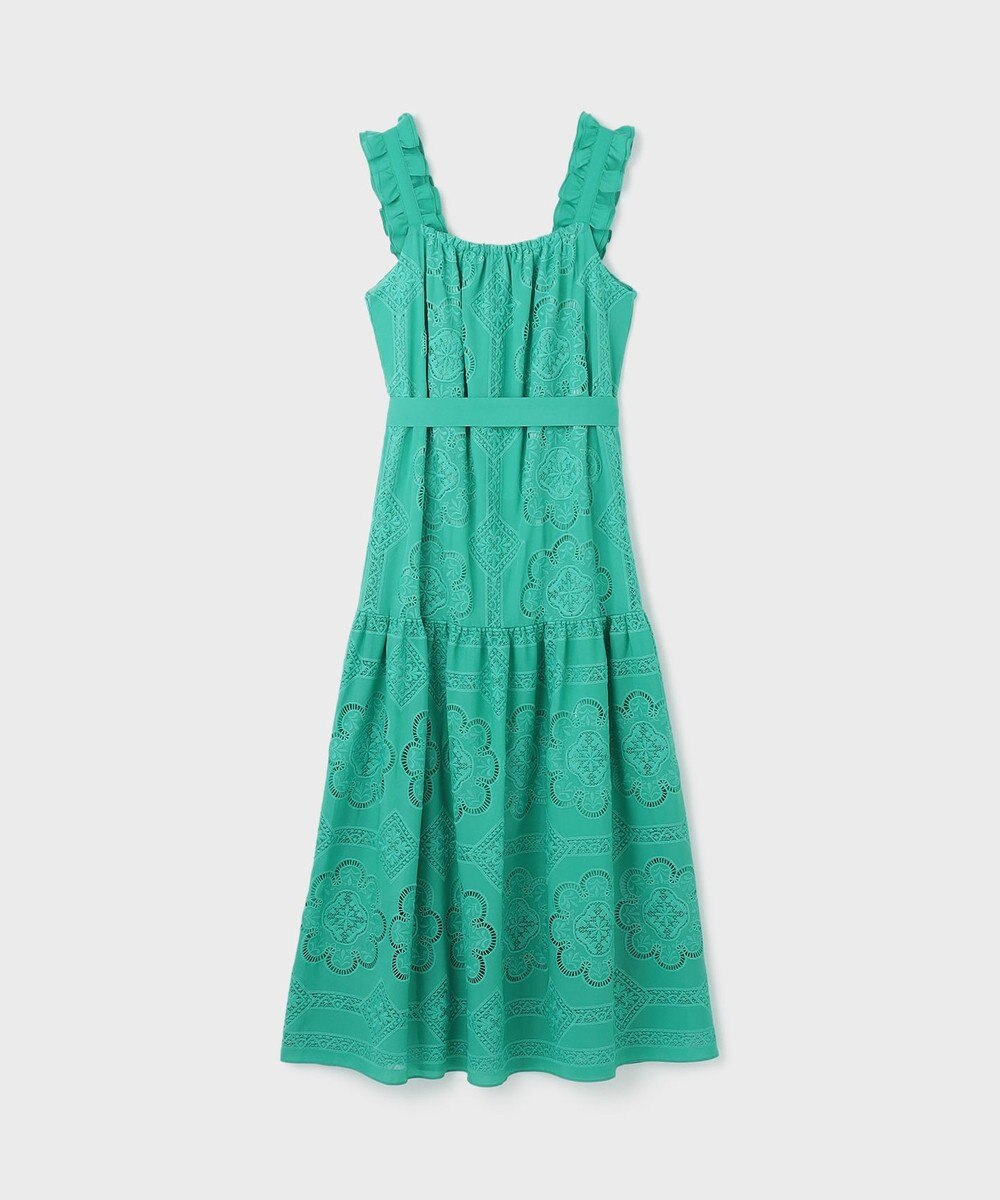 GRACE CONTINENTAL カットワーク刺繍ワンピース 