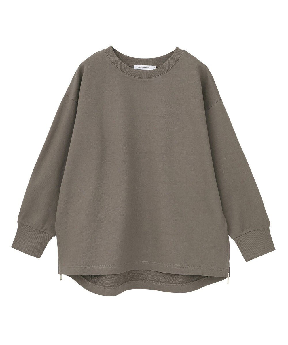 AMERICAN HOLIC サイドZIPスウェットプルオーバー 
